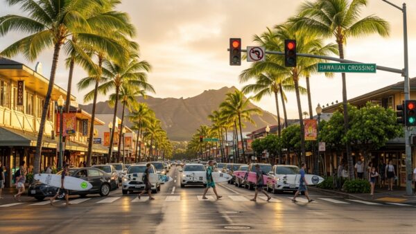 【2026年最新】ハワイの横断道ルールが厳格化へ。歩行者優先の徹底で変わる交通事情と移住・投資への影響